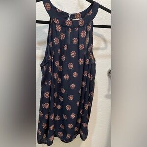 4/$15 SALE Loft outlet polyester blend halter top size M elastic waist bottom